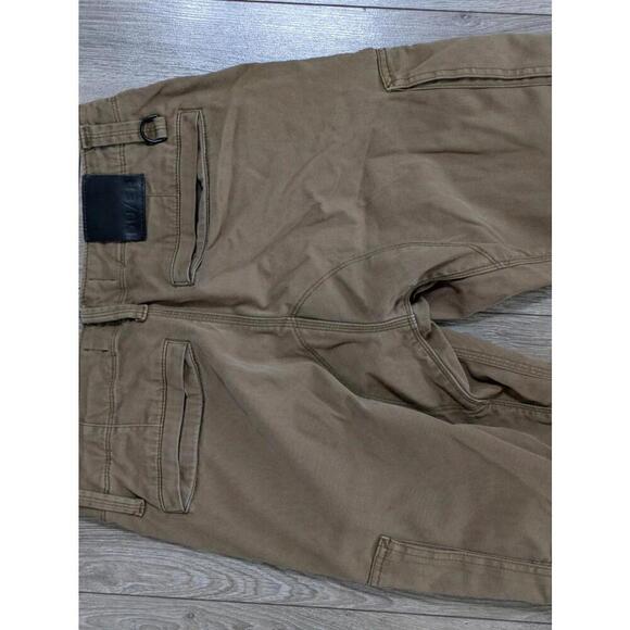 Duer Cargo Joggers Pants Mens 29X32 Outdoor Cargo Hiking Stretch Beige Zip Ankle - Picture 6 of 9